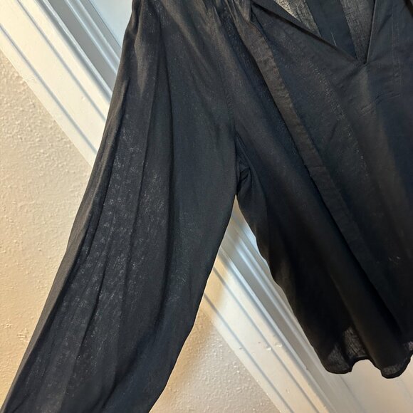 ANTONIO MELANI Black Blouse - Picture 4 of 5